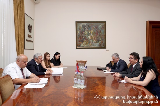 Ֆելիքս Ցոլակյանն ընդունել է JICA-ի Վրաստանի գրասենյակի մշտական ներկայացուցչին. Հայաստանը կունենա 22 նոր հրշեջ մեքենա