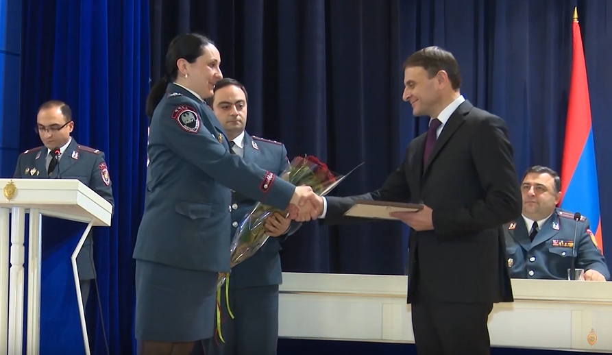 2018թ-ի պահպանության լավագույն ծառայող է ճանաչվել ոստիկանության կապիտան Քրիստինա Բոնդարևան