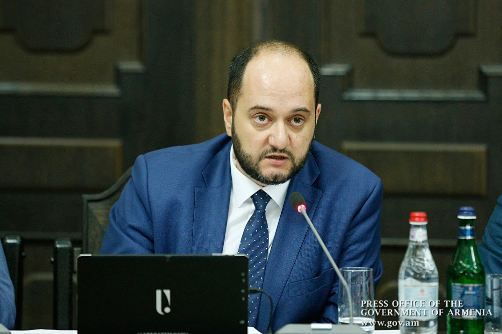 Աշխատանքային հանդիպում Կրթության, գիտության, մշակույթի եւ սպորտի նախարար Արայիկ Հարությունյանի հետ