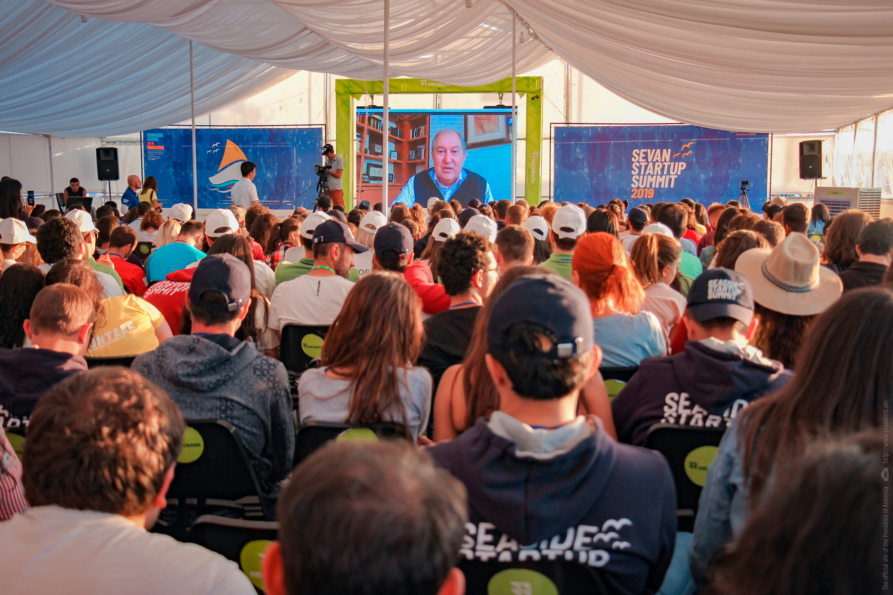 Նախագահը տեսակապի միջոցով զրուցել է «Սևան ստարտափ սամմիթ-2019»-ի մասնակիցների հետ