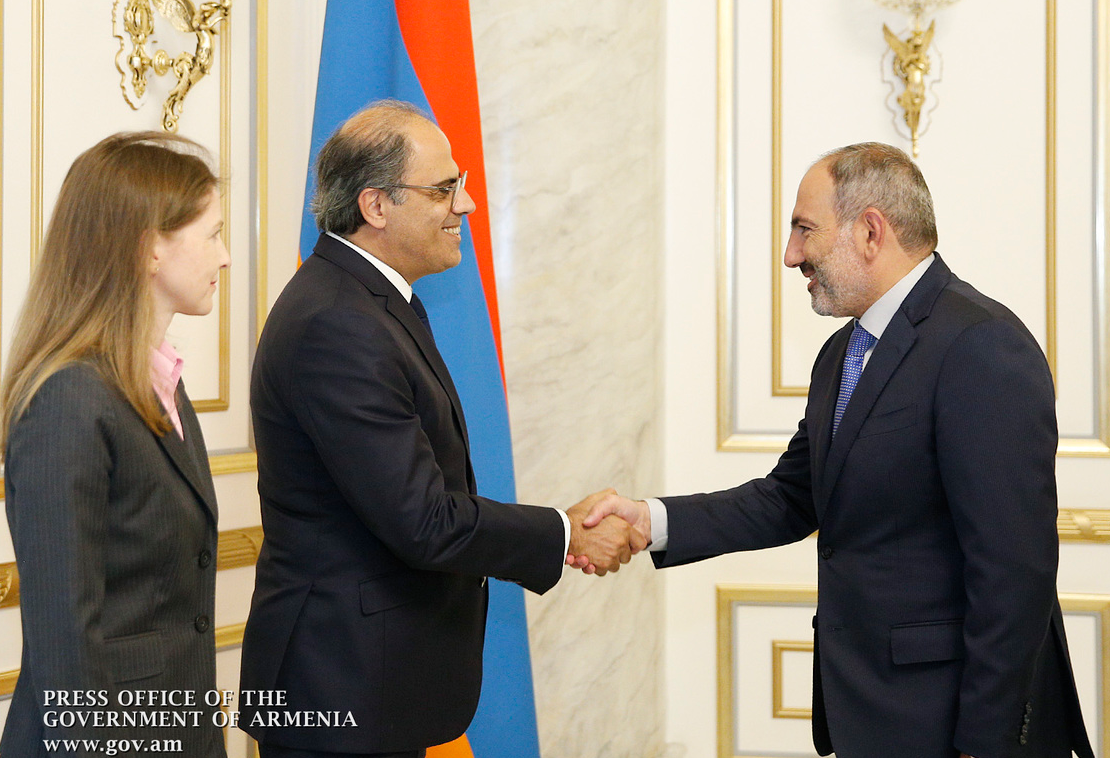 Վարչապետն ընդունել է ԱՄՀ Միջին Արևելքի և Կենտրոնական Ասիայի դեպարտամենտի տնօրենին