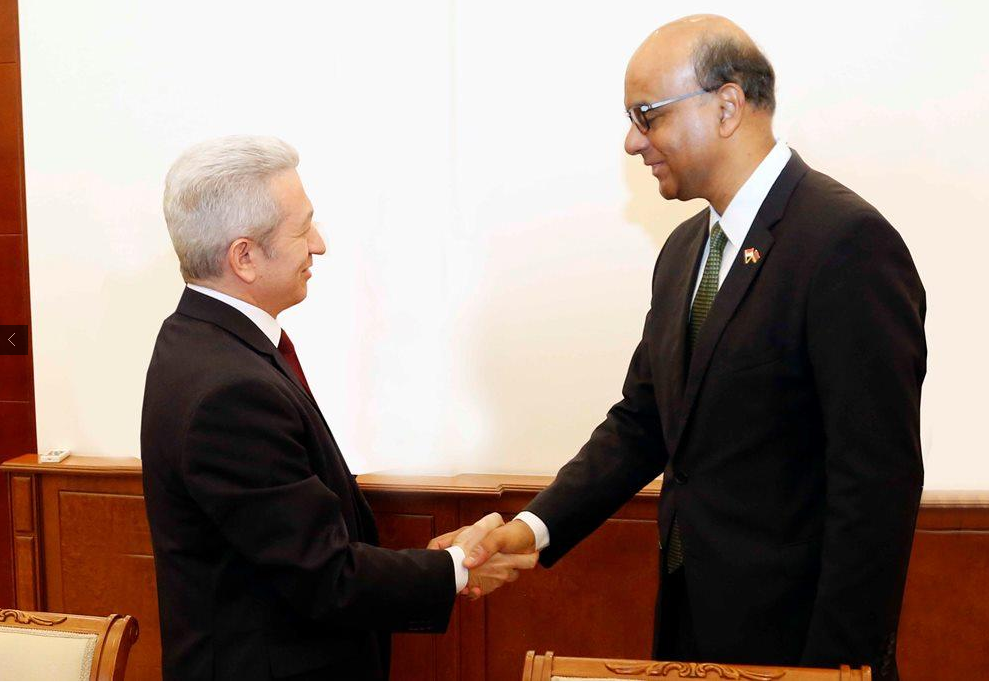 Ատոմ Ջանջուղազյանն ընդունել է Սինգապուրի Հանրապետության ավագ նախարարին