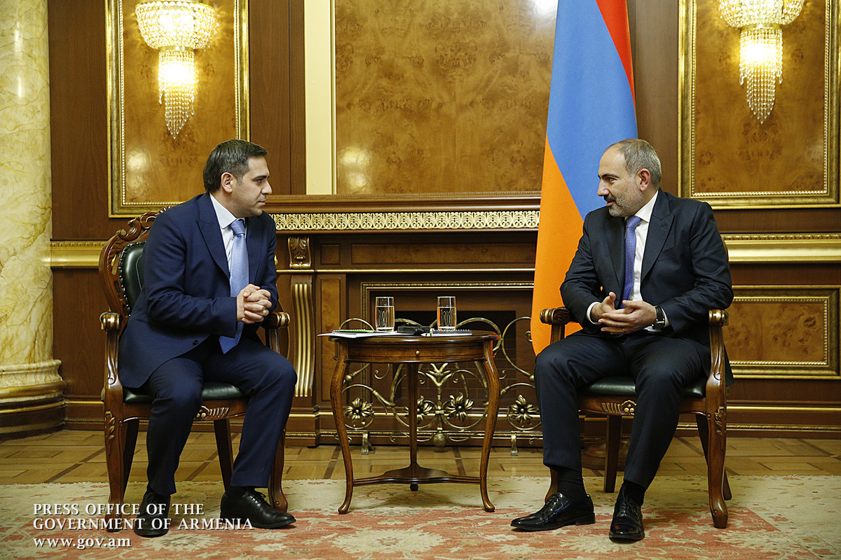 Վարչապետն ընդունել է Հայաստանի ֆուտբոլի ֆեդերացիայի նորընտիր նախագահին