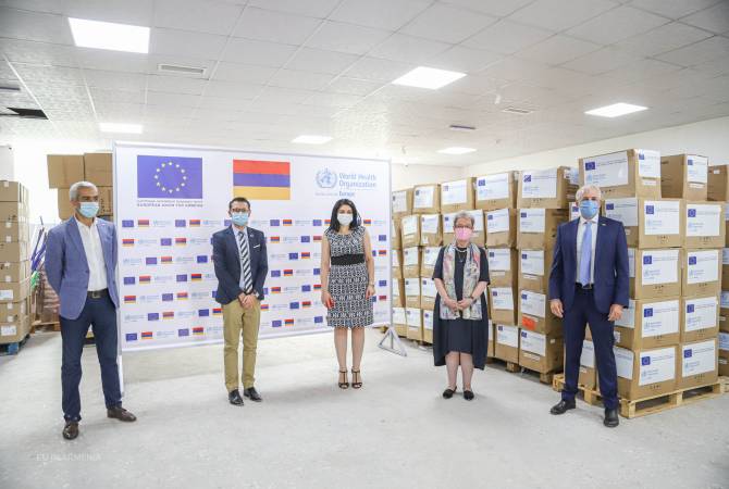 ԵՄ-ն և ԱՀԿ-ն ՀՀ բուժաշխատողների համար առաքել են 28.000 պաշտպանիչ հանդերձանք և 20.000 N95 դիմակ
