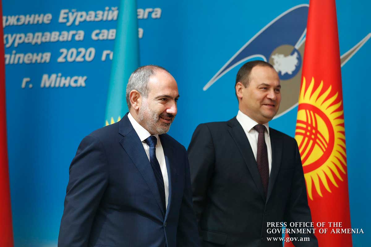 Վարչապետը Մինսկում մասնակցել է Եվրասիական միջկառավարական խորհրդի նիստին