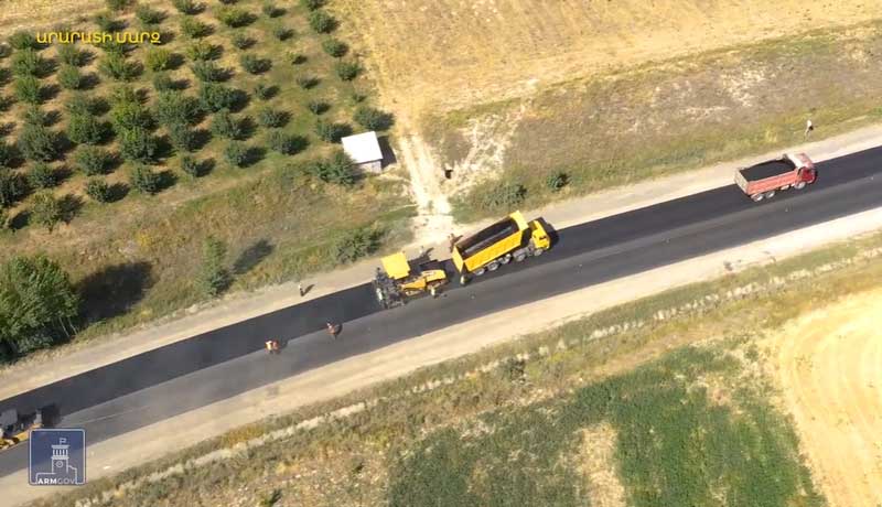 Հիմնանորոգվում է Տիգրանաշենի ոլորաններից մինչև Զանգակատուն ճանապարհահատվածը