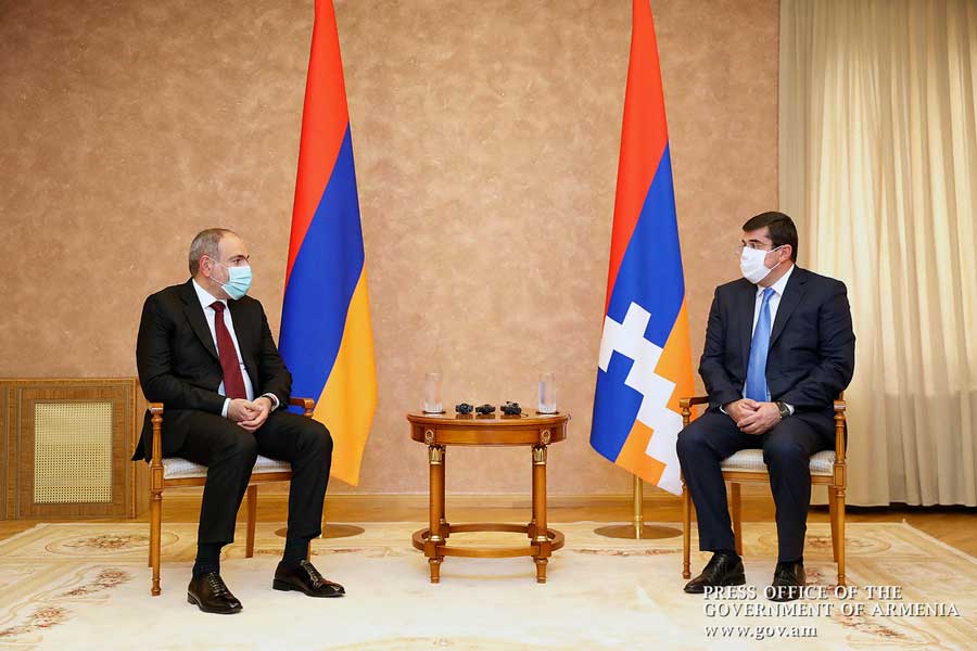 Տեղի է ունեցել ՀՀ վարչապետի և ԱՀ նախագահի առանձնազրույցը