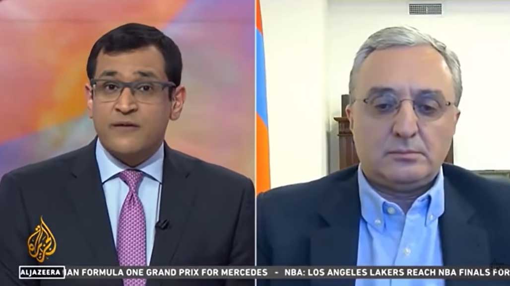 Zohrab Mnatsakanyan’s interview to the “Al Jazeera” news agency