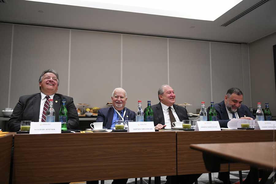 Արմեն Սարգսյանը շնորհավորել է «Ավրորա» մրցանակաբաշխության 5-ամյակը
