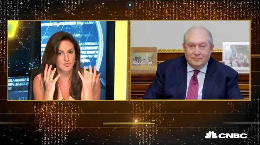 Պատկերացնո՞ւմ եք՝ Կովկասը դառնա մեկ այլ Սիրիա. նախագահը հարցազրույց է տվել CNBC հեռուստաալիքին