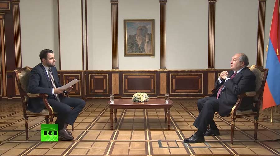 Պատերազմը սկսել է ադրբեջանական կողմը. նախագահը հարցազրույց է տվել RT-ին