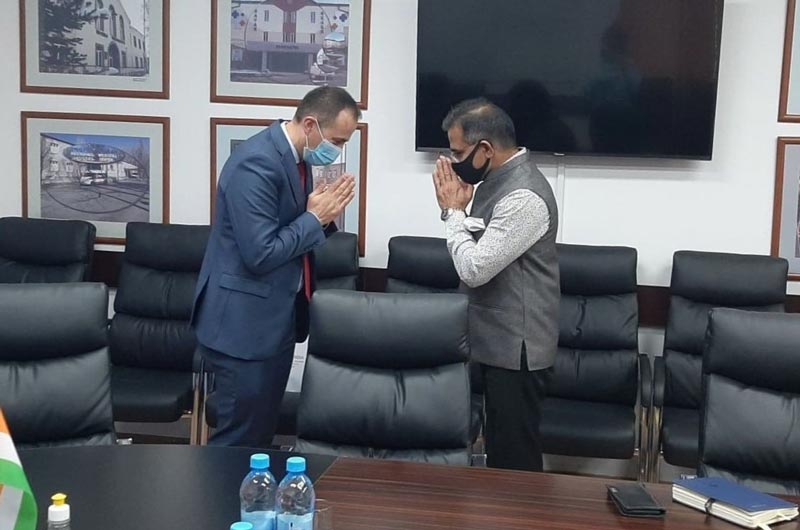 Արսեն Թորոսյանը հանդիպել է Հայաստանում Հնդկաստանի արտակարգ և լիազոր դեսպանի հետ