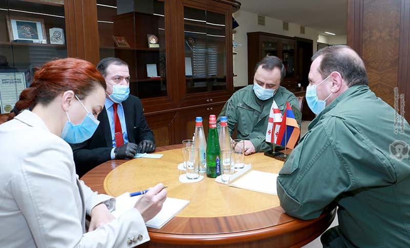 ՀՀ պաշտպանության նախարարն ընդունել է Վրաստանի դեսպանին