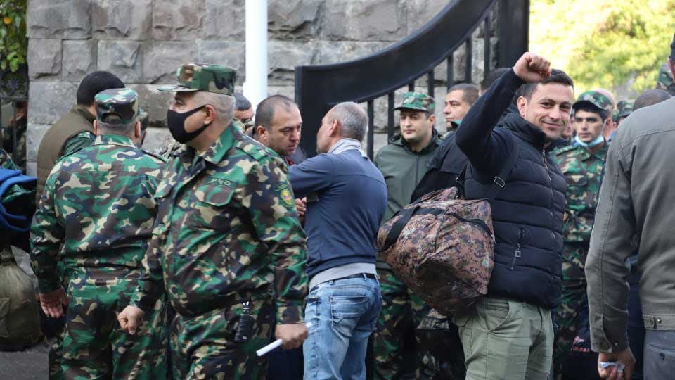 ՔԿԾ կամավորական համահավաք վաշտը ճանապարհվել է ռազմաճակատ