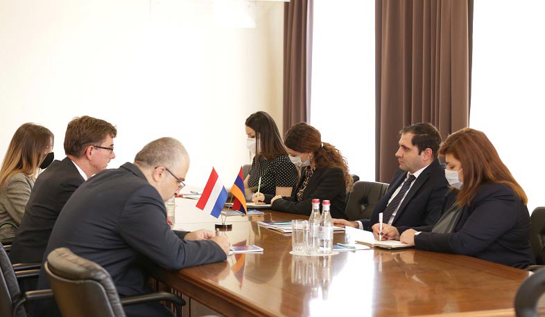 Սուրեն Պապիկյանն ընդունել է ՀՀ-ում Նիդերլանդների նորանշանակ դեսպան Նիկոլաս Սխեմերսին