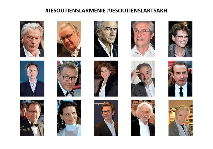 Ֆրանսիացի 120 նշանավոր մշակութային գործիչների և մտավորականների կոչը՝ ի պաշտպանություն Հայաստանի և Արցախի