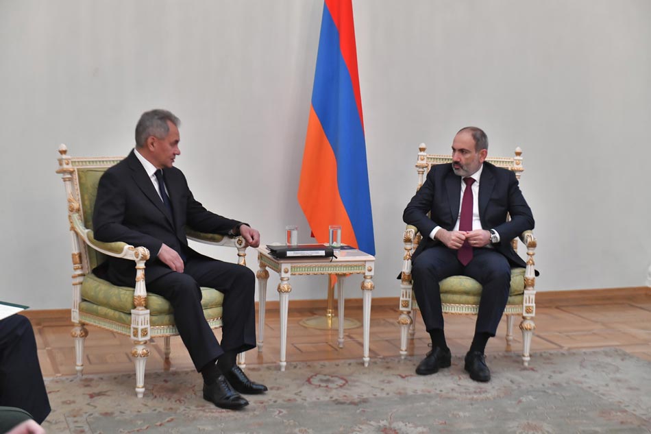 Վարչապետը հանդիպում է ունեցել Ռուսաստանի պաշտպանության նախարարի հետ