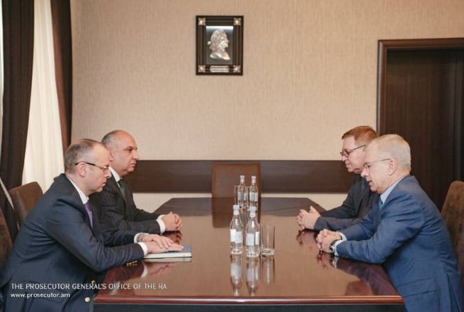 ՀՀ զինվորական դատախազը հանդիպել է ՌԴ հարավային ռազմական օկրուգի զինվորական դատախազի և քննչական վարչության ղեկավարի հետ