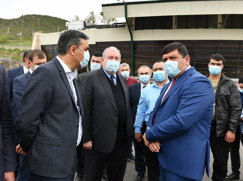 Արմեն Սարգսյանը հանդիպել է Սյունիքի մի շարք բնակավայրերի ղեկավարների հետ