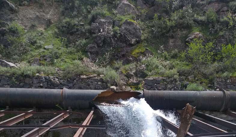 Արզնի-Երևան ջրատարը վթարվել է հարակից բարձունքից պոկված ժայռաբեկորի պատճառով