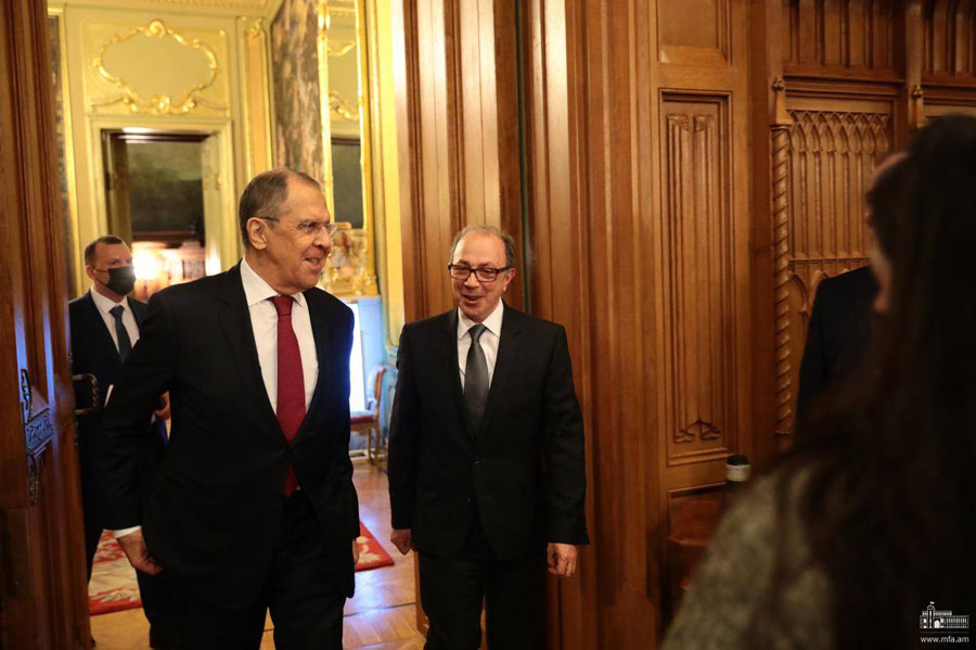 ՀՀ ԱԳ նախարար Արա Այվազյանի հանդիպումը ՌԴ ԱԳ նախարար Սերգեյ Լավրովի հետ