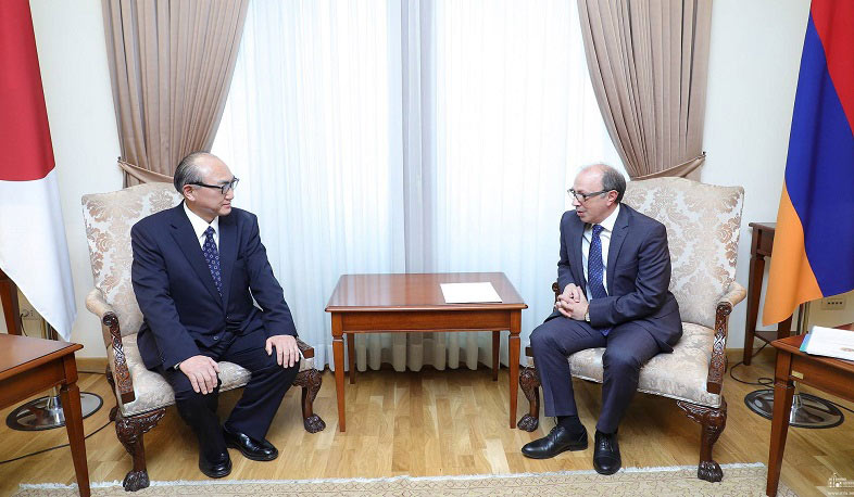 Արա Այվազյանը և Ճապոնիայի նորանշանակ դեսպանն անդրադարձել են տարածաշրջանային անվտանգության հարցերին