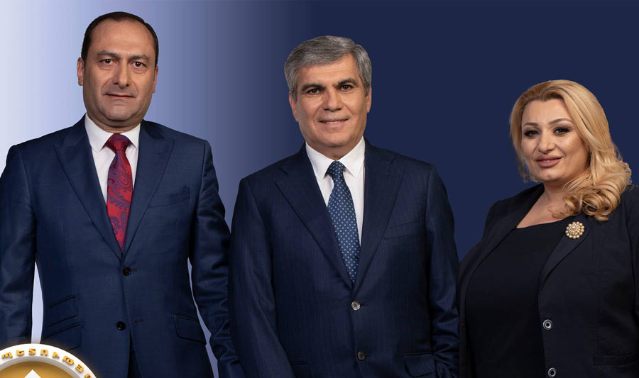 «Հանրապետություն» կուսակցության ընտրական ցուցակը կգլխավորեն Արամ Սարգսյանը, Արտակ Զեյնալյանը և Անի Խաչատրյանը