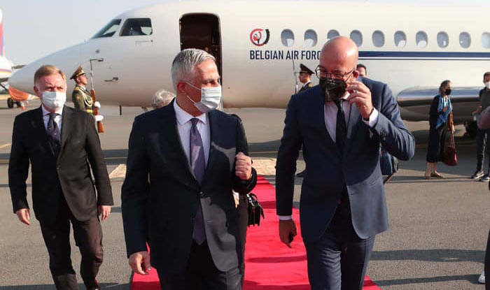 Եվրոպական խորհրդի նախագահ Շառլ Միշելը ժամանել է Հայաստան