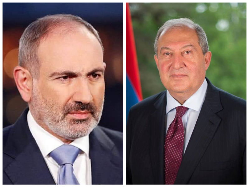 Արմեն Սարգսյանը հեռախոսազրույց է ունեցել Նիկոլ Փաշինյանի հետ