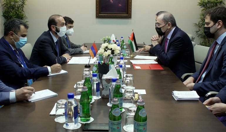 Արարատ Միրզոյանը հանդիպել է Հորդանանի Թագավորության փոխվարչապետ, ԱԳ և արտագաղթյալների նախարարի հետ
