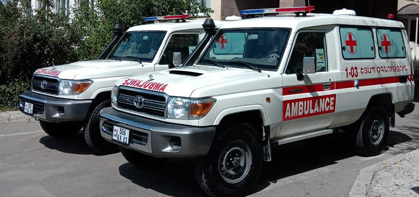 Հրազդանի ԲԿ-ի շտապ օգնության պարկը համալրվել է երկու ամենագնաց մեքենաներով