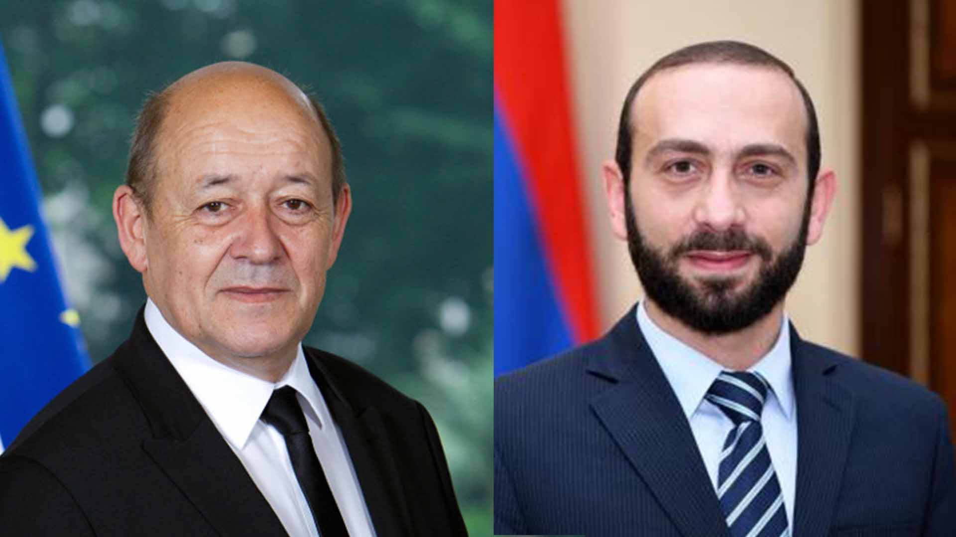 ՀՀ ԱԳ նախարար Արարատ Միրզոյանը հանդիպել է Ֆրանսիայի ԱԳ նախարար Ժան-Իվ Լը Դրիանի հետ