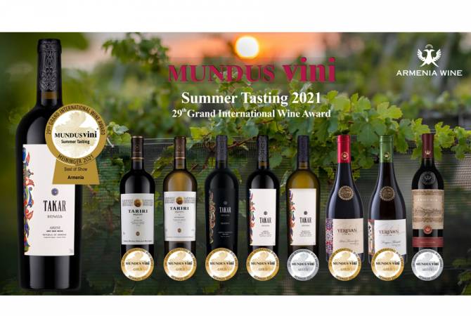 Հայ գինեգործները MUNDUS VINI 2021 միջազգային մրցույթից վերադարձել են 9 բարձրագույն մեդալներով, 6 ոսկի, 2 արծաթ հայրենիք է բերել «Արմենիա Վայն»-ը