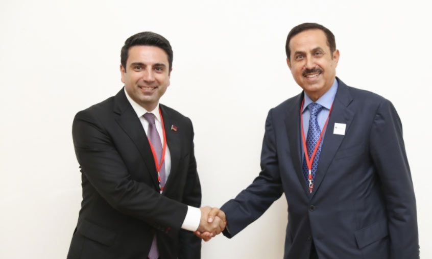 Ալեն Սիմոնյանը հանդիպել է ԱՄԷ Դաշնային Ազգային խորհրդի նախագահ Սաքր Ղաբաշին