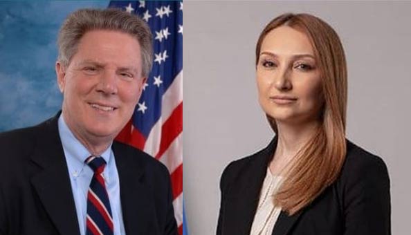 Լիլիթ Մակունցը հեռավար հանդիպում է ունեցել կոնգրեսական Ֆրենկ Փալլոնի հետ