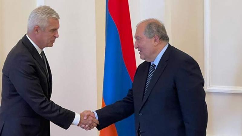 ՀՀ նախագահն ընդունել է Սլովակիայի արտաքին և եվրոպական գործերի նախարարի գլխավորած պատվիրակությանը