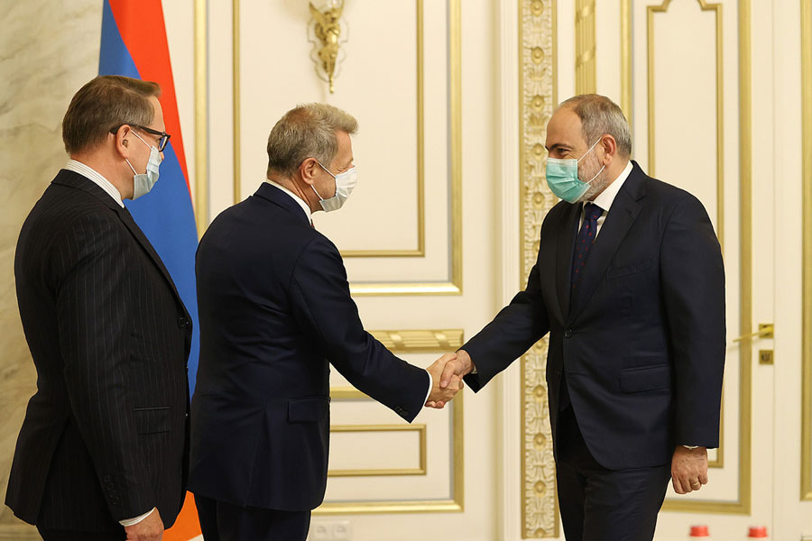 Վարչապետ Փաշինյանն ընդունել է ԵԱՀԿ Մինսկի խմբի ֆրանսիացի համանախագահին