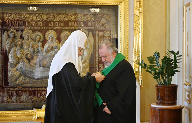 Կիրիլ Ա-ն Ռուս Ուղղափառ Եկեղեցու «Փառքի և Պատվի» առաջին աստիճանի շքանշան է շնորհել Գարեգին Երկրորդին