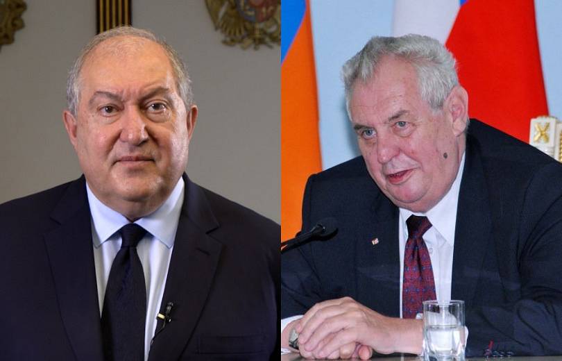 Արմեն Սարգսյանը շնորհավորական ուղերձ է հղել Չեխիայի Հանրապետության նախագահին