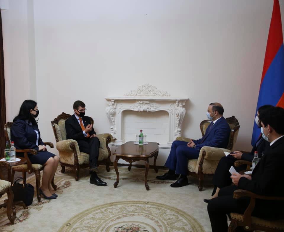 Արմեն Գրիգորյանն ընդունել է Նիդերլանդների Թագավորության դեսպան Նիկո Սխերմերսին