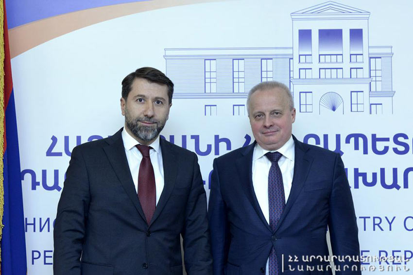 Կարեն Անդրեասյանն ընդունել է ՀՀ-ում ՌԴ արտակարգ և լիազոր դեսպան Սերգեյ Կոպիրկինին