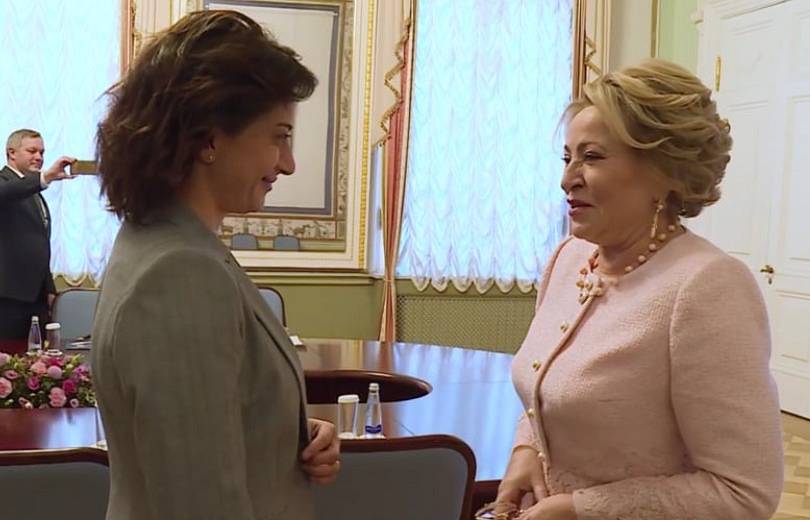 Աննա Հակոբյանը Վալենտինա Մատվիենկոյի հրավերով Սանկտ-Պետերբուրգում է