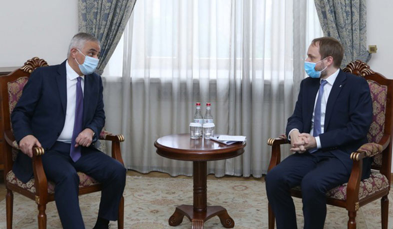 Մհեր Գրիգորյանն ընդունել է Չեխիայի Հանրապետության ԱԳ նախարար Յակուբ Կուլհանեկին