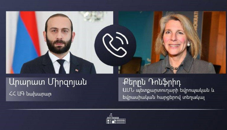 Արարատ Միրզոյանը և Քերըն Դոնֆրիդը քննարկել են տարածաշրջանային անվտանգության հարցեր
