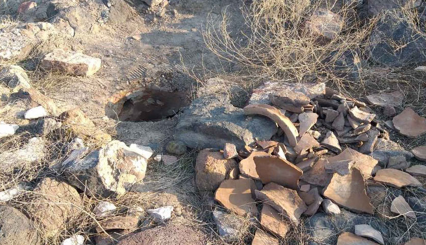 Հերթական գանձագողության և հուշարձանի վնասման դեպքն Արագածոտնի մարզում