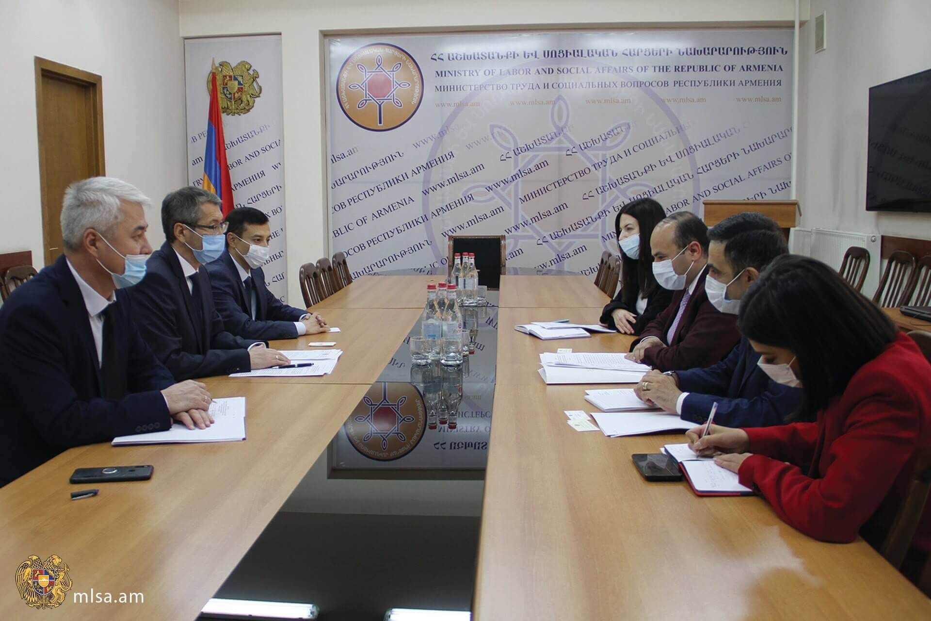 Նարեկ Մկրտչյանն ընդունել է Ղազախստանի Հանրապետության արտակարգ և լիազոր դեսպանին