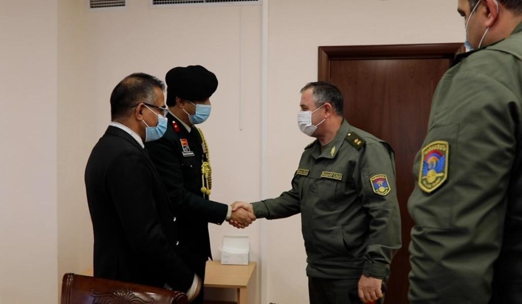 ԶՈՒ ԳՇ պետն ընդունել է Հնդկաստանի դեսպանին