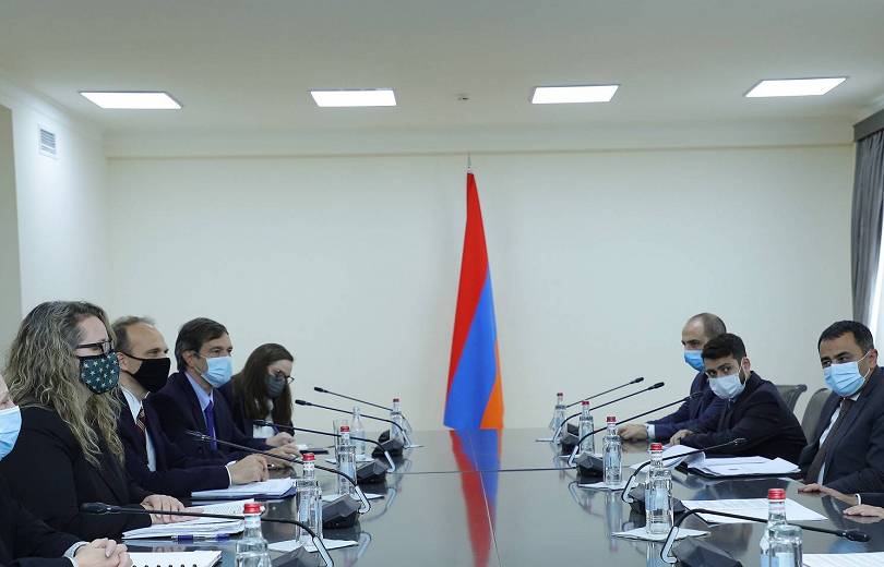 Արարատ Միրզոյանն ընդունել է Եվրոպայի և Եվրասիայի հարցերով ԱՄՆ պետքարտուղարի փոխտեղակալին