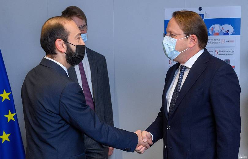 Արարատ Միրզոյանը հանդիպել է  Եվրոպական հանձնաժողովի հարևանության և ընդլայնման հարցերով հանձնակատար Օլիվեր Վարհեիին