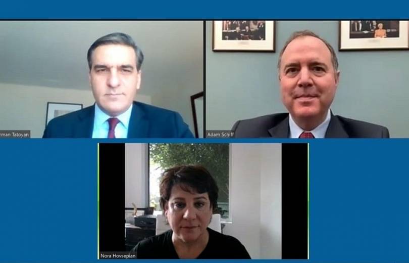 Արման Թաթոյանը գերիների խնդիրը ներկայացել է ԱՄՆ Կոնգրեսի անդամ Ադամ Շիֆին